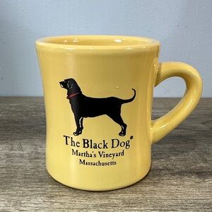 The Black Dog Martha’s Vineyard Massachusetts Yellow Coffee Mug